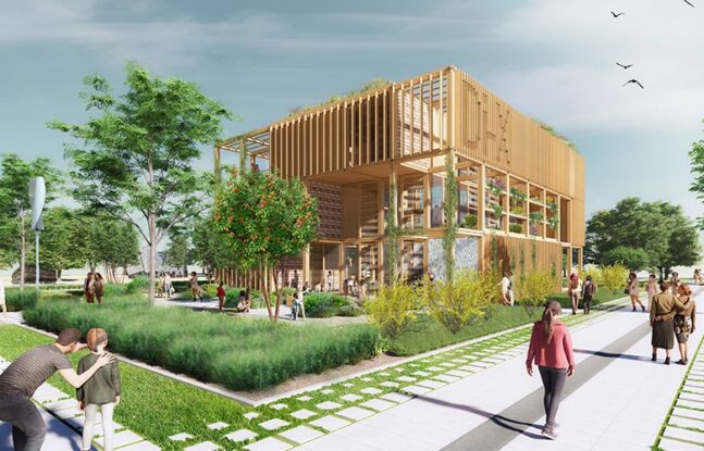 Di-x sfeerimpressie Het paviljoen, de ‘Dutch Innovation Experience